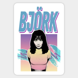 Björk Aesthetic 90s Style Design Sticker